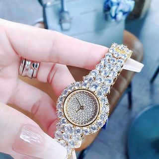 ĐỒNG HỒ NỮ CHÍNH HÃNG FUNMEI F00 FULL ĐÁ PHA LÊ ĐI KÈM TEM KÍCH HOẠT ĐIỆN TỬ BẢO HÀNH CHÍNH HÃNG 3