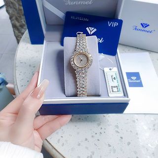 ĐỒNG HỒ NỮ CHÍNH HÃNG FUNMEI F00 FULL ĐÁ PHA LÊ ĐI KÈM TEM KÍCH HOẠT ĐIỆN TỬ BẢO HÀNH CHÍNH HÃNG 3