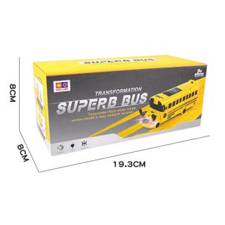 ĐỒ CHƠI TRẺ EM XE BUS BIẾN HÌNH ROBOT CÓ NHẠC VÀ ĐÈN 55436 - LADY'S PASSION