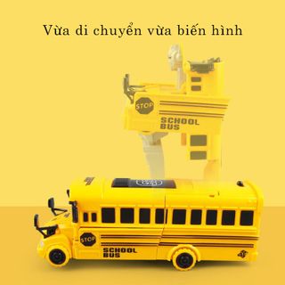ĐỒ CHƠI TRẺ EM XE BUS BIẾN HÌNH ROBOT CÓ NHẠC VÀ ĐÈN 55436 - LADY'S PASSION