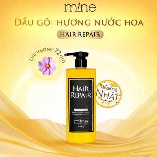 Dầu gội dưỡng tóc MINE HAIR REPAIR PERFUMED SHAMPOO DAMODE chai 500ml