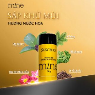 Sáp khử mùi Mine perfumed deodorant stick stay Sexy chai 50g