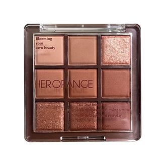 Bảng phấn mắt sô cô la 9 màu Herorange Matte Glitter Makeup Eyeshadow sẵn tại shop