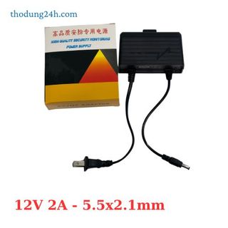 Nguồn 12V 2A chân lớn 5.5x2.1 (2.5mm)