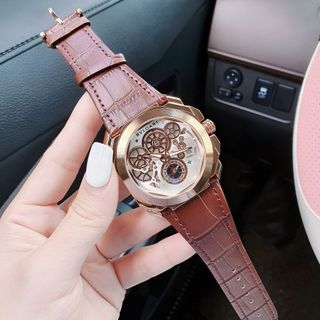 DEAL HOT ĐỒNG HỒ NAM TRUNG CẤP B V L DÂY DA MẶT VÒNG 3