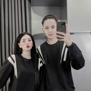 THUN NỈ DÀI TAY NAM NỮ PHỐI MÀU THU ĐÔNG GIÁ SỈ