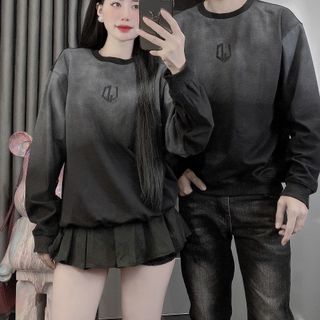 ÁO THUN TAY DÀI VẢI NỈ THÊU LOGO IN LOANG