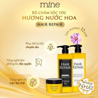 Dầu xả mềm mượt tóc MINE HAIR REPAIR PERFUMED CONDITIONER DAMODE chai 500ml