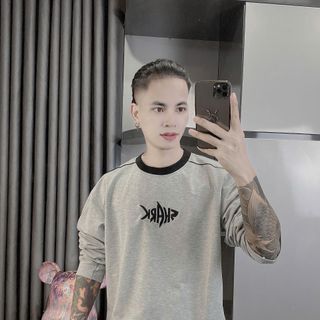 ÁO NỈ DÀI  TAY THU  ĐÔNG THÊU SIÊU HOT