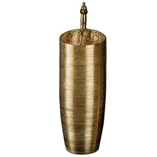 Lavabo trụ đứng mạ vàng bóng SB209V thiết kế sang trọng đẳng cấp cho phòng tắm