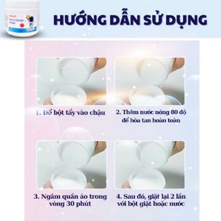 Bột Tẩy Trắng Quần Áo OSAKAN Sinh Học Đánh Bay Vết Bẩn - Tẩy Trắng Quần Áo - Khử Vết Ố Vàng