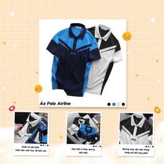 Áo Thun Cổ Bẻ Airline Chất cá sấu lạnh P259 - LADY'S PASSION