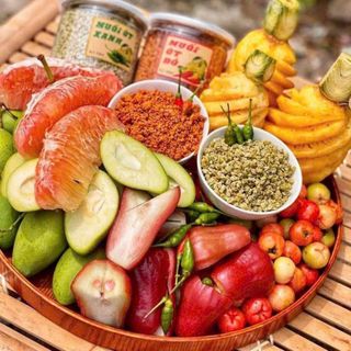 SET MUỐI XANH ĐỎ SIÊU NGON - "CẶP ĐÔI HOÀN HẢO" CHO MÓN ĂN VẶT - WINNIE HOUSE
