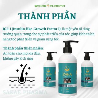 Zaha Iris Shampoo Dầu Gội Hỗ Trợ Giảm Rụng Tóc ,Kích THích Mọc Tóc Dành Cho Nữ 250ml