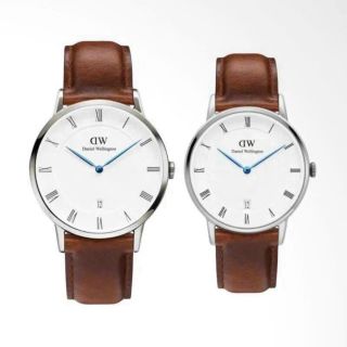 ĐỒNG HỒ NAM NỮ CAO CẤP D.W DAPPER DÂY DA KÈM TEM KÍCH HOẠT ĐIỆN TỬ