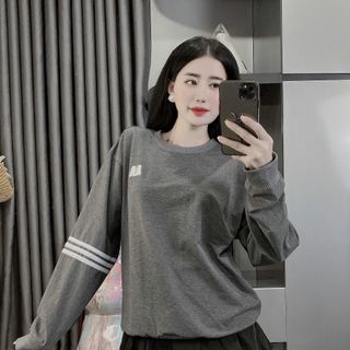 Áo thun nỉ nam nữ dài tay - Chất liệu nỉ da cá