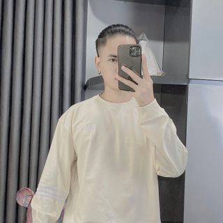 Áo thun nỉ nam nữ dài tay - Chất liệu nỉ da cá