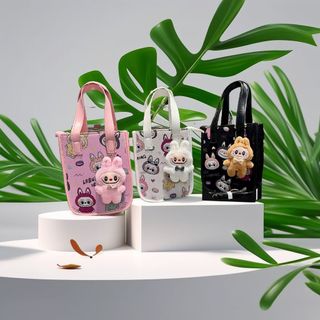 TÚI XÁCH LABUBU MINI SIÊU CUTE DỄ THƯƠNG XÁCH TAY KÈM GẤU TREO WH735 - WINNIE HOUSE