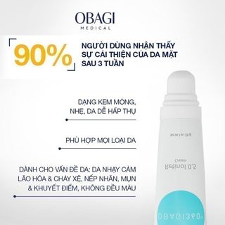 KEM DƯỠNG RETINOL 0.5% GIÚP TRẺ HÓA DA, NGỪA MỤN OBAGI 360 RETINOL 0.5 CREAM 28G