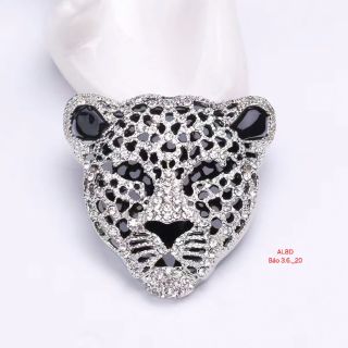 ghim cài áo đầu báo sang trọng - phụ kiện thời trang