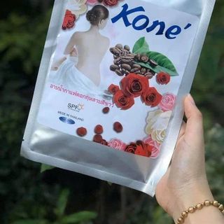 Tắm trắng body kone thái lan-TẮM TRẮNG BODY với TINH CHẤT CÀ PHÊ VÀ HOA HỒNG