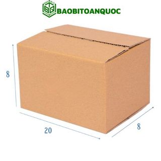 THÙNG A1 - 3 LỚP - SÓNG B-20x8x8CM