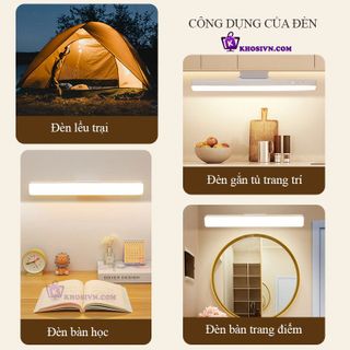 Sỉ Đèn Học Tích Điện Dán Tường Gắn Bàn Làm Việc Điều Chỉnh Linh Hoạt Xoay 88 Độ 3 Màu Ánh Sáng SL-963
