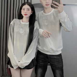 Áo thun dài tay nam nữ thu đông - Chất liệu nỉ da cá