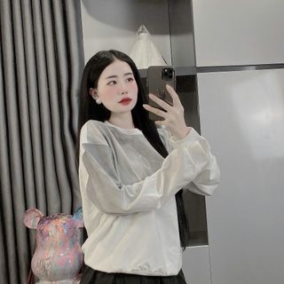 Áo thun dài tay nam nữ thu đông - Chất liệu nỉ da cá
