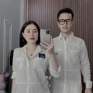 Áo sơ mi dài tay vải đũi - thanh lịch và thoải mái