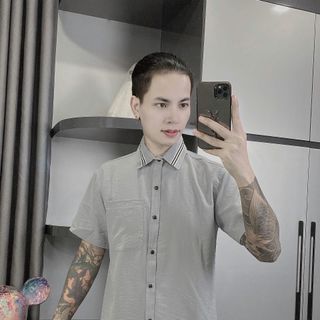Áo sơ mi ngắn tay vải đũi dày dặn - nhiều màu sắc