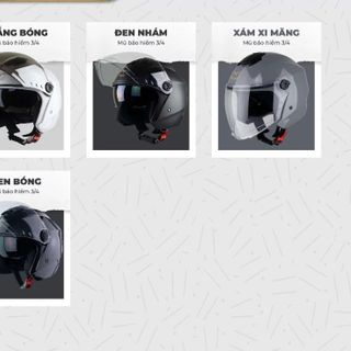 Mũ bảo hiểm 3/4 Royce Xh01 có 2 kính chính hãng cho nam nữ đi xe máy