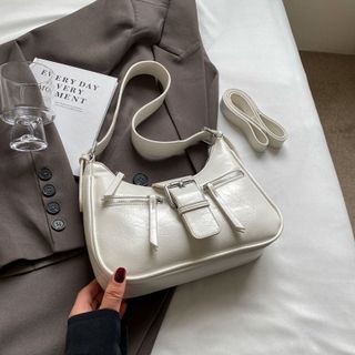 TÚI KẸP NÁCH DANG THUYỀN DA PU CAO CẤP - TRENDY & SANG CHẢNH WH736 - WINNIE HOUSE