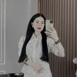 Áo sơ mi dài tay vải đũi - Đen và Trắng