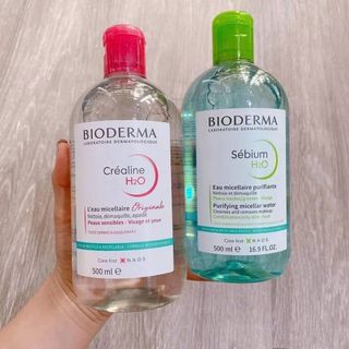 Nước Tẩy Trang Dịu Nhẹ Cho Da Mặt BIODERma Crealine/Sebium H20 500ml