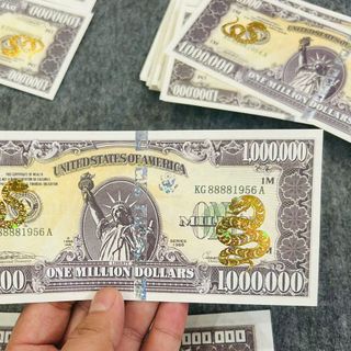 Tiền Triệu Đô Con Rắn Kỷ Niệm Lì Xì Tết Năm 2025 - Tiền lì xì Tết ý nghĩa, Phong thủy, May Mắn