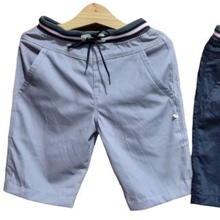 quần sort kaki lưng thun và dây kéo