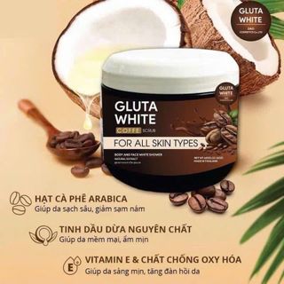 Tẩy body cà phê Gluta white