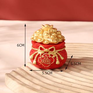 Hủ Gạo muối túi tiền thỏi vàng phát tài thắt nơ 2025 ( Hàng Giá Tận Xưởng )