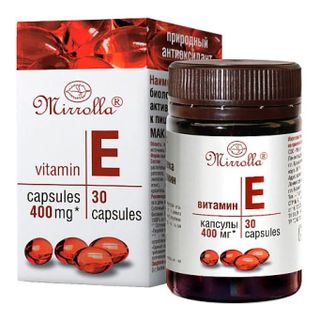 Vitamin E đỏ Nga Mirrolla 400mg