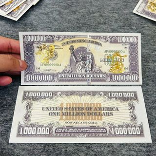 Tiền Triệu Đô Thần Tài Kỷ Niệm Lì Xì Tết Năm 2025 - Tiền lì xì Tết