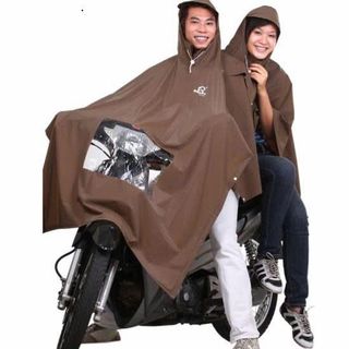 ÁO MƯA CÁNH DƠI 2 ĐẦU KO CHE ĐÈN XE