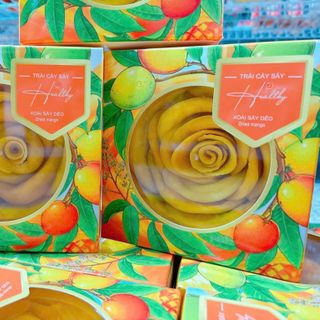Xoài sấy dẻo xếp hoa hộp giấy cao cấp (400G)