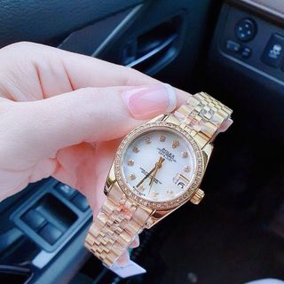 ĐỒNG HỒ NỮ CAO CẤP RÔ LE MẶT SỐ LA MÃ VIỀN HỘT
