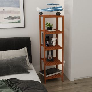 Kệ tab gỗ đầu giường 5 tầng Behomes - Nội thất phòng ngủ, phòng khách