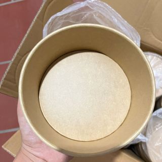 bát giấy dùng 1 lần loại 750ml dày dặn không kèm lắp dùng một lần