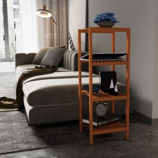 Kệ tab gỗ đầu giường 4 tầng Behomes - Nội thất phòng ngủ, phòng khách