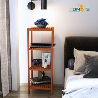 Kệ tab gỗ đầu giường 4 tầng Behomes - Nội thất phòng ngủ, phòng khách