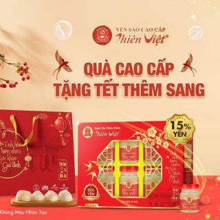 (Combo 6 lọ yến+2lọ sâm HQ)YẾN SÀO CAO CẤP THIÊN VIỆT
KẾT TINH TỪ TINH HOA THIÊN NHIÊN VÀ GIÁ TRỊ TRUYỀN THỐNG LÂU ĐỜI(HỘP QUÀ TẾT)SANG TRỌNG TINH TẾ