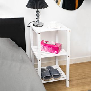 Kệ tab gỗ đầu giường 3 tầng Behomes - Nội thất phòng ngủ, phòng khách